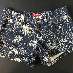 UNIONBAY Floral Denim Shorts